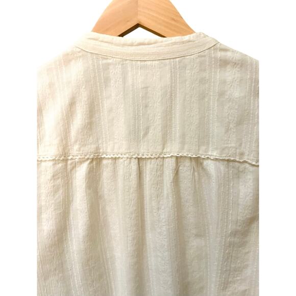 Anthropologie Embroidered Haley Lace Tunic SZ M Boho Style High-Low - Picture 6 of 9